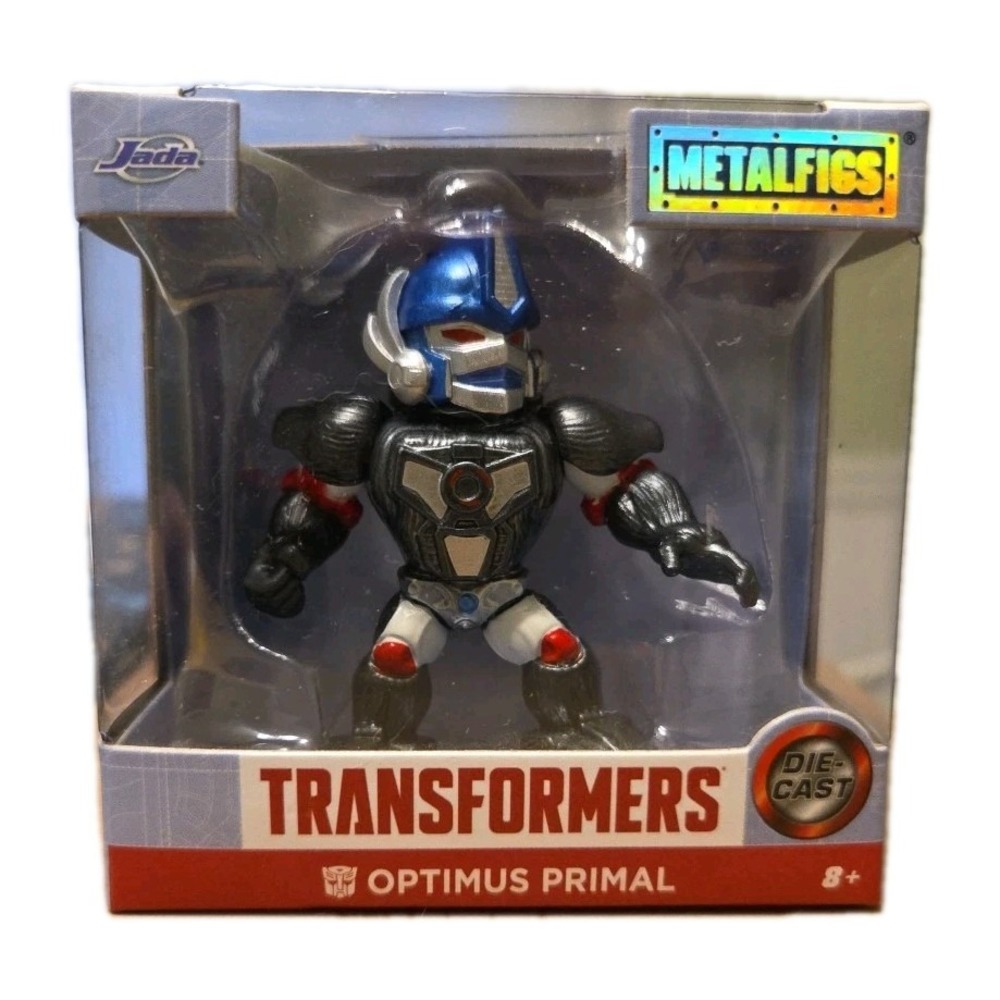 Jada Metalfigs Transformers Optimus Primal Diecast Figure 2.5in Collectible Toy